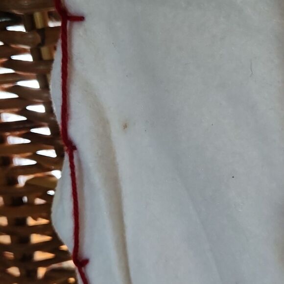 Jumbo Let It Snow Snowman Felt Christmas Stocking Supree Creations - Picture 8 of 10